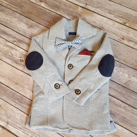 LuluLoveBaby Other - Kids grey blazer
